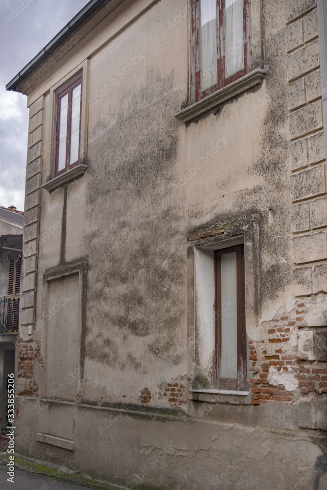 facade of an old building facade of an old building