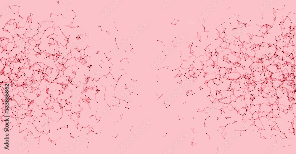 Network Mesh Procedural Art background illustration Network Mesh Procedural Art background illustration