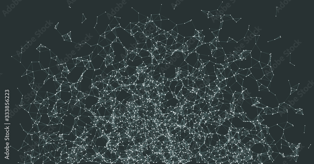 Network Mesh Procedural Art background illustration Network Mesh Procedural Art background illustration