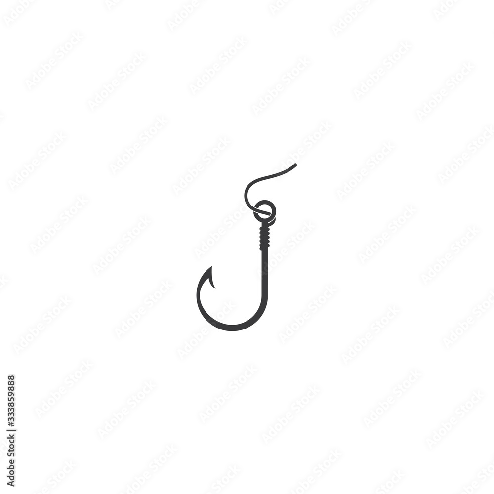 Fish hook icon