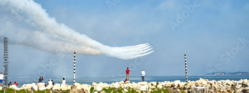 Military Air Show at Lake Garda in Italy, Plane type: 