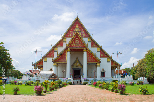 History of Ayutthaya "Wat Mongkol Bophit" Ayutthaya, Thailand