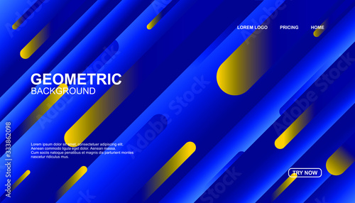 Minimal geometric background. Dynamic shapes composition. Eps10 vector.