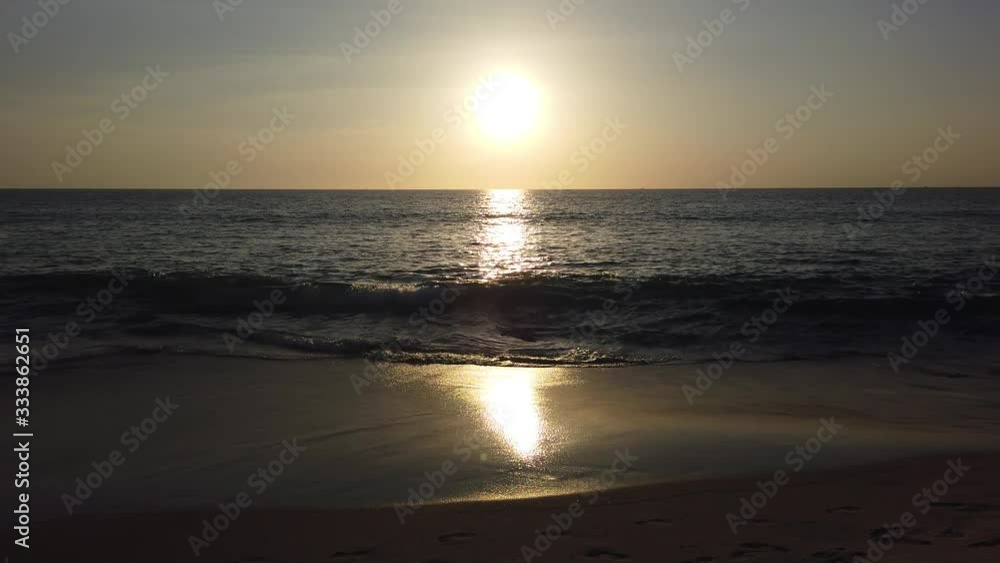 Beautiful sunset on the beach of Phuket, Thailand Beautiful sunset on the beach of Phuket, Thailand