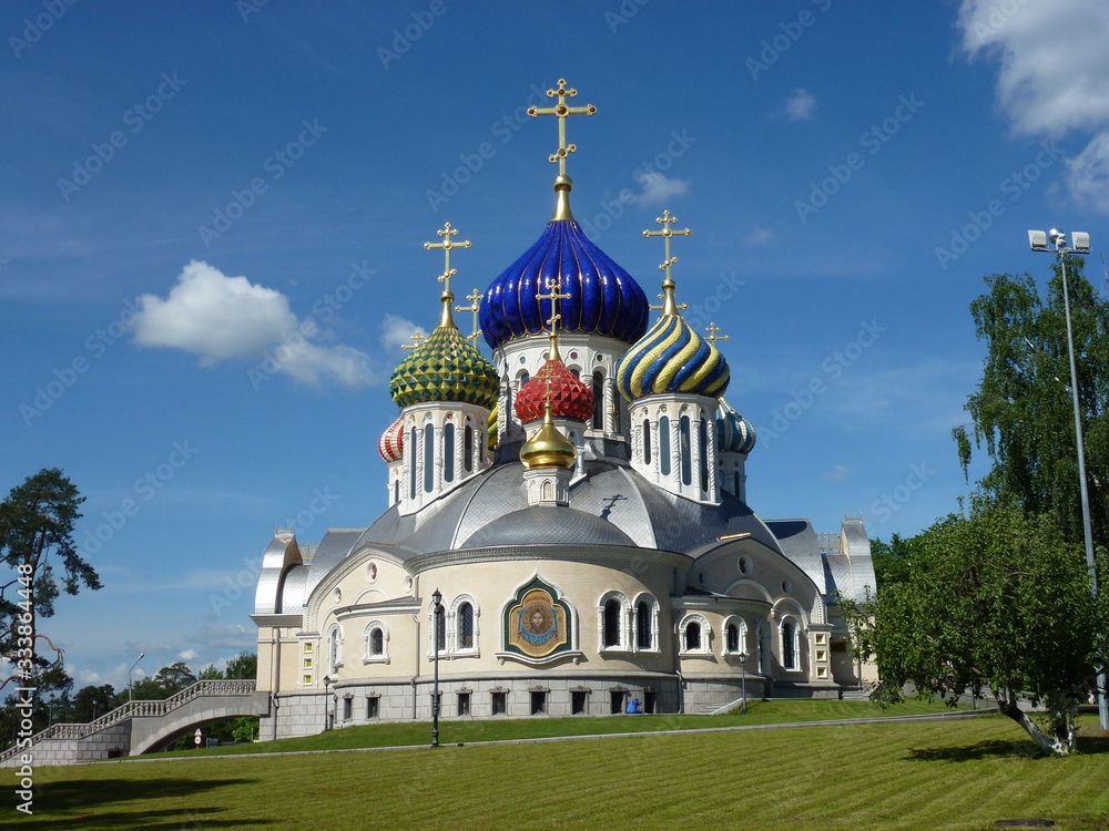 The cathedral in honor of st. prince Igor Chernigovsky (2012). Moscow region