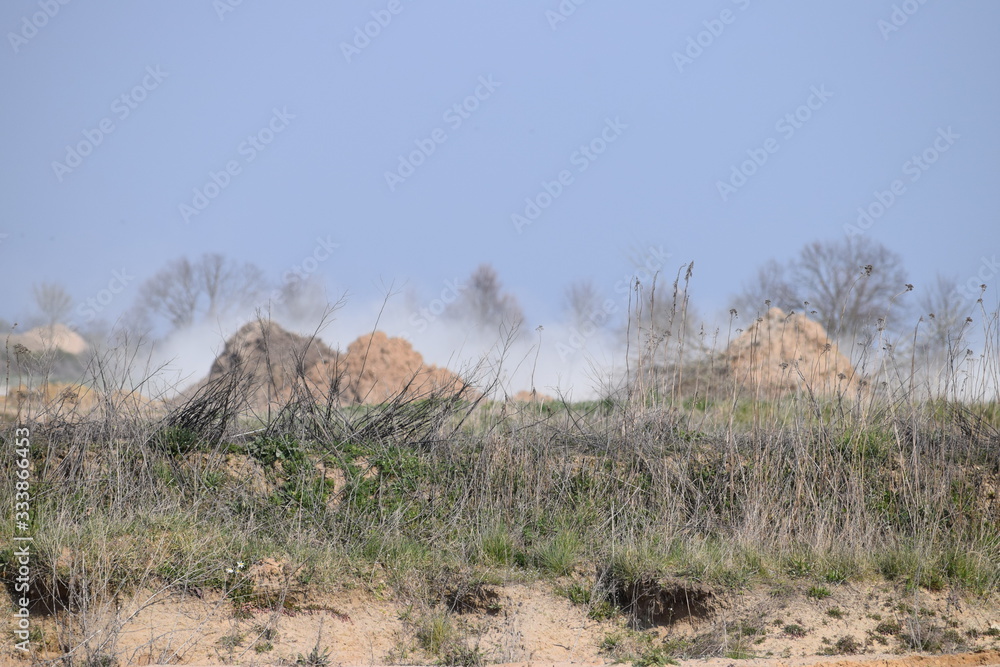 Fototapeta premium dusty Landscape