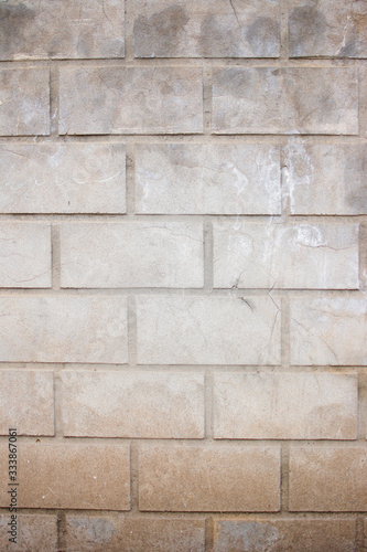 brick wall gray background texture concrete beige masonry mortar smooth