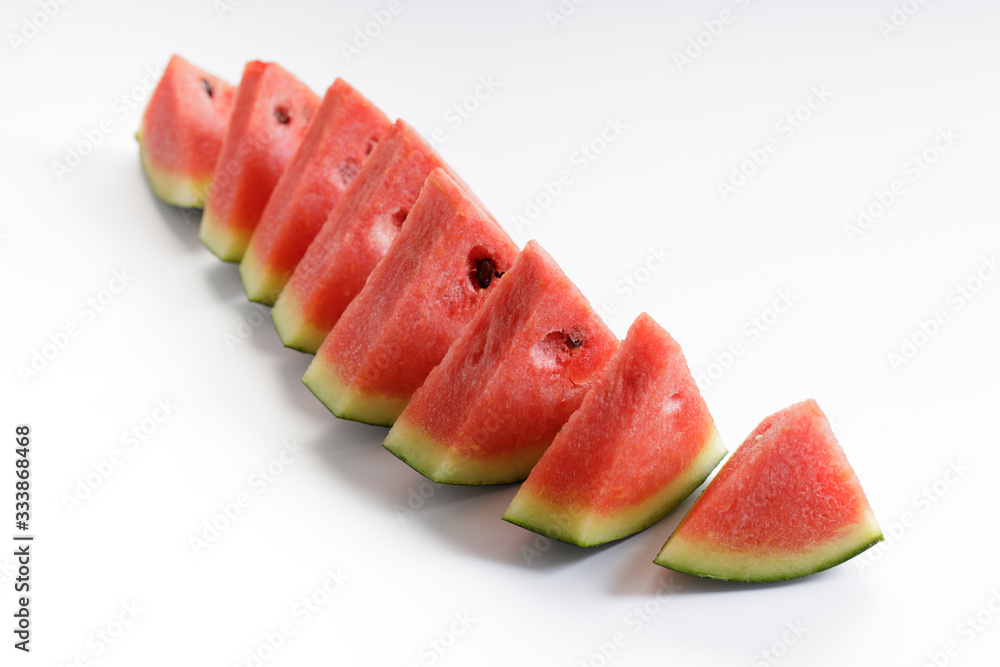 watermelon. Fresh Watermelon on white background watermelon. Fresh Watermelon on white background