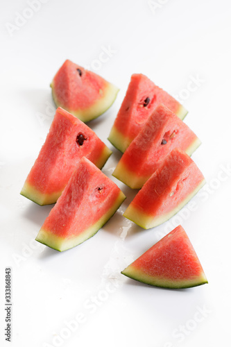 watermelon.  Fresh Watermelon on white background