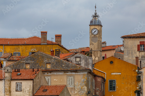 View to medieval Labin town on Istria peninsula, Croatia