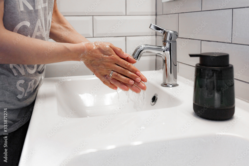 Washing hands rubbing with soap man for corona virus prevention, hygiene to stop spreading coronavirus. Washing hands rubbing with soap man for corona virus prevention, hygiene to stop spreading coronavirus.
