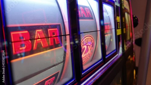 Gambling machine game in Las Vegas photo