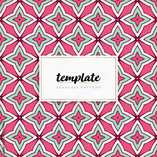 Background mandala seamless pattern vector