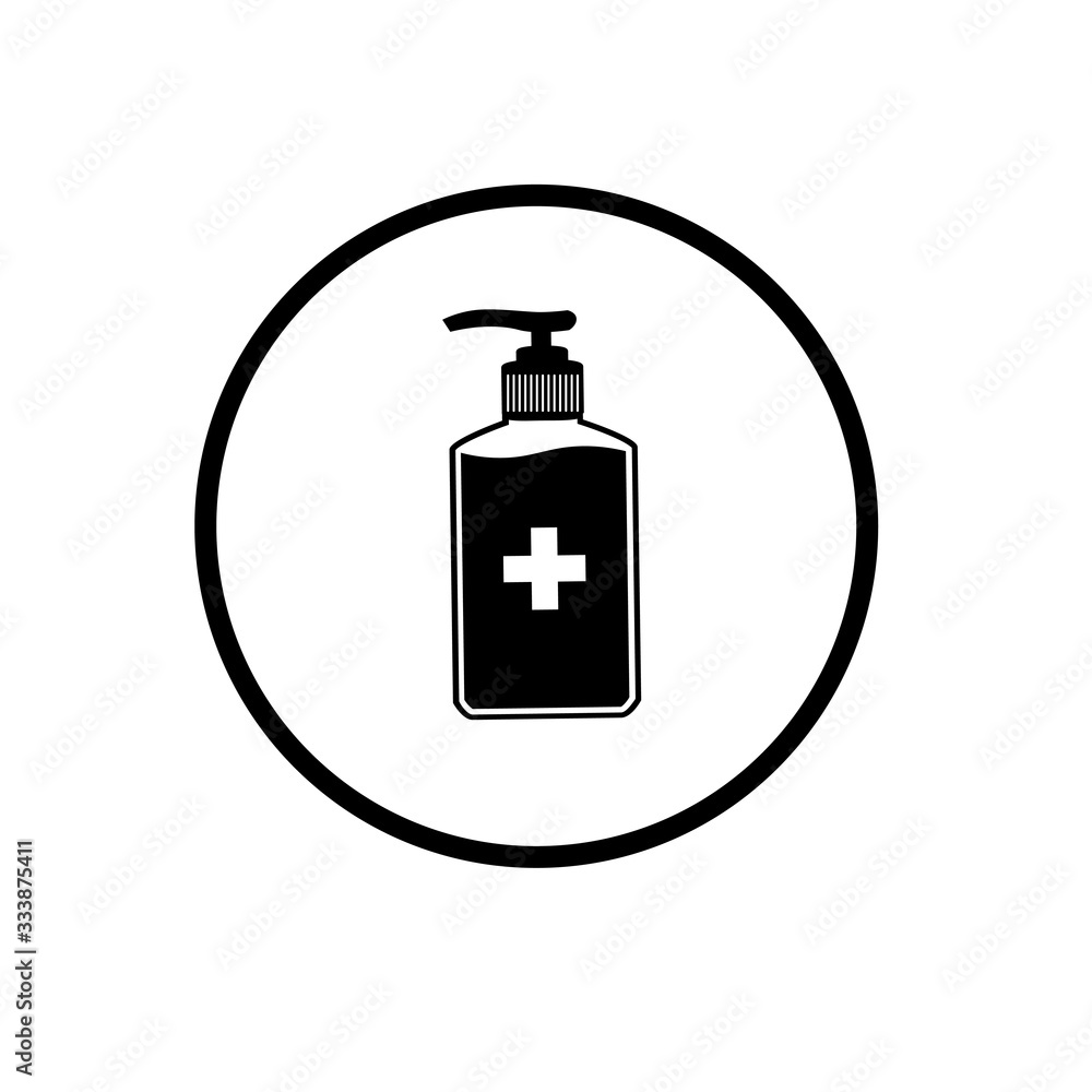 Disinfection. Hand sanitizer bottle icon, washing gel. Vector illustrationDisinfection. Hand sanitizer bottle icon, washing gel. Vector illustration Disinfection. Hand sanitizer bottle icon, washing gel. Vector illustrationDisinfection. Hand sanitizer bottle icon, washing gel. Vector illustration