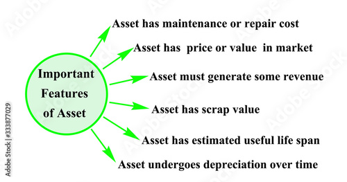 Tapeta Six Important features of Asset.