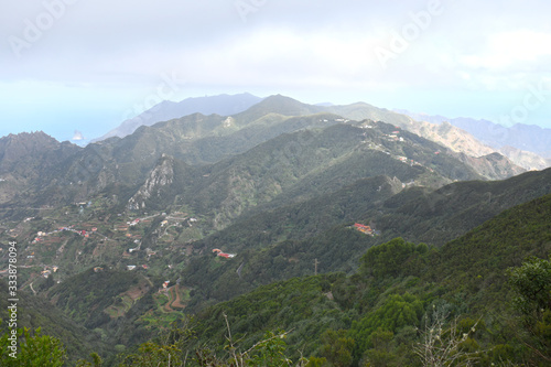 tenerife, vue panoramique sur l'Anaga