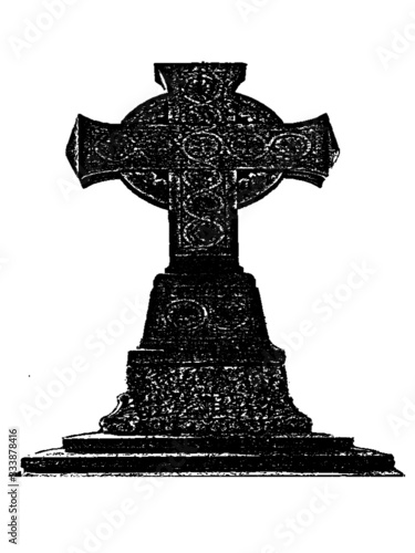 vector de cruz celta