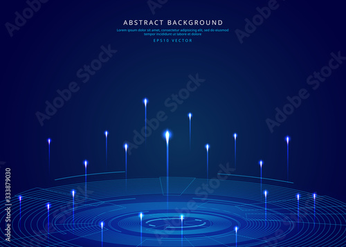 빅데이타 벡터 배경