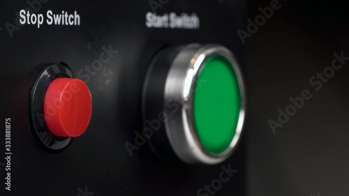 Push buttons switch, Red and Green Emergency Buttons