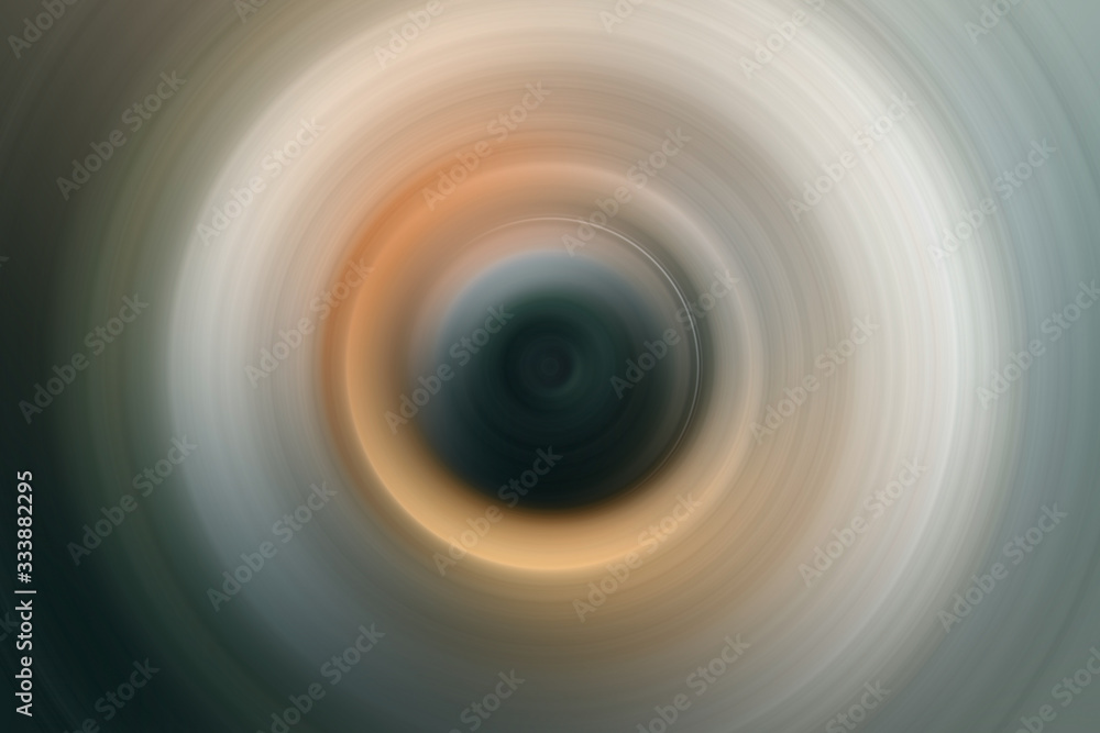 Speaker shape simple design. Round circles with different colors. Digitally made illustration from the scratch.