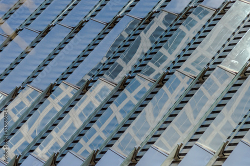 details of a modern facade