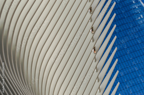 overlapping shapes and facades