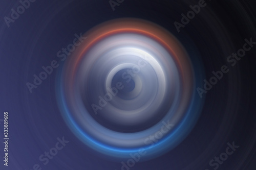 Round circles forming an endless tunnel illustration/background