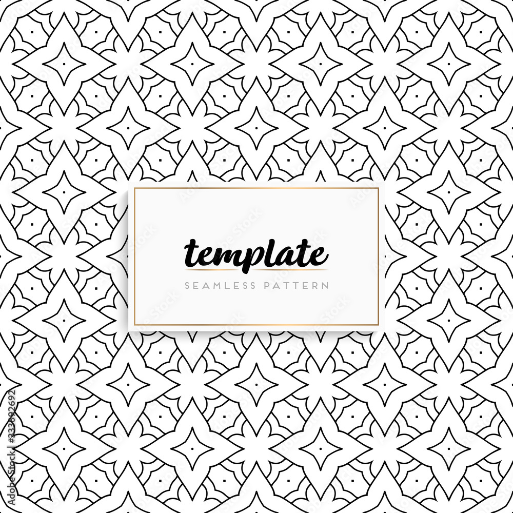 Background mandala seamless pattern vector Background mandala seamless pattern vector