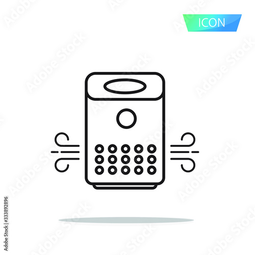 air purifier icon clean symbol for app web logo banner icon - Vector