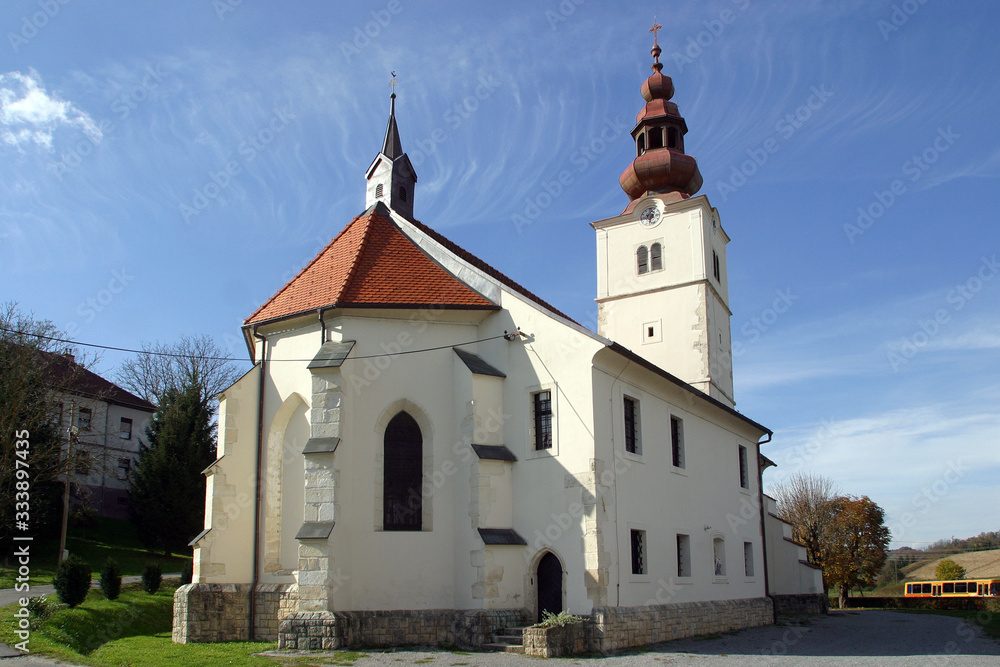 Church of the Assumption of the Virgin Mary in Tuhelj, Croatia