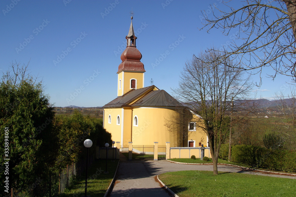 Saint Anne's Church in Rozga, Croatia