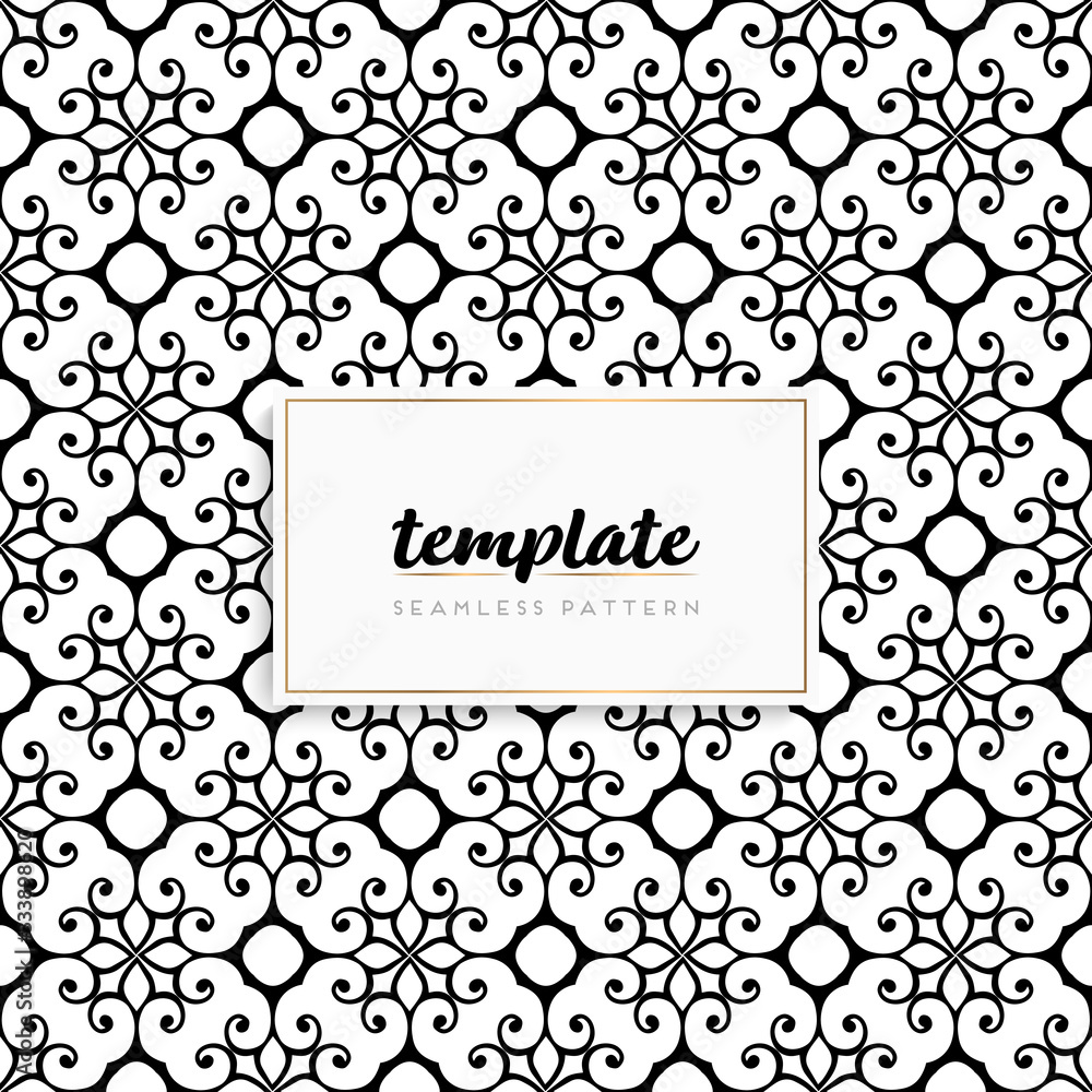 Background mandala seamless pattern vector Background mandala seamless pattern vector