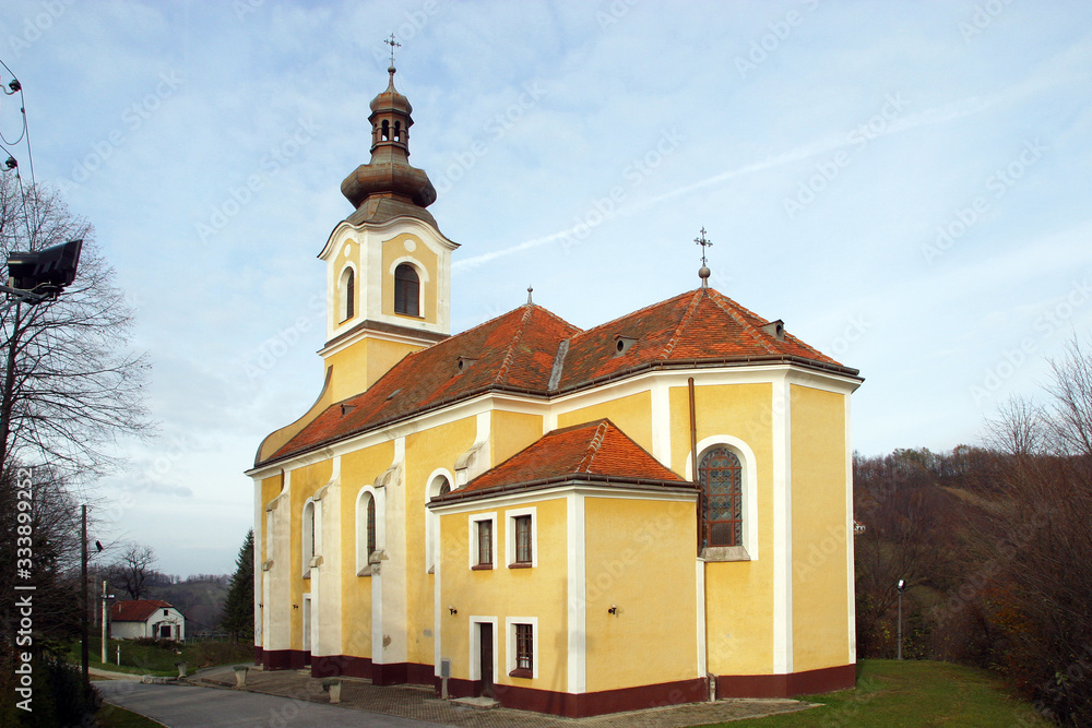 Church of Saint Peter and Paul in Cvetlin, Croatia