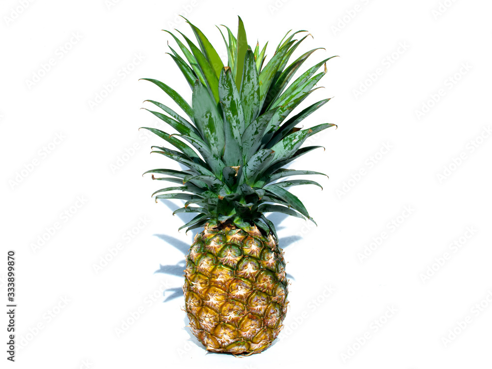 A pineapple on white background