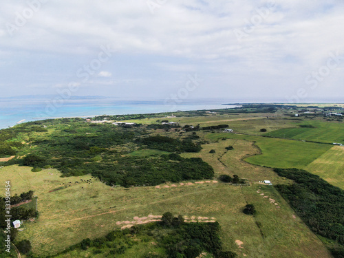 牛の島、ハートアイランド黒島で空からのお散歩をのんびりと