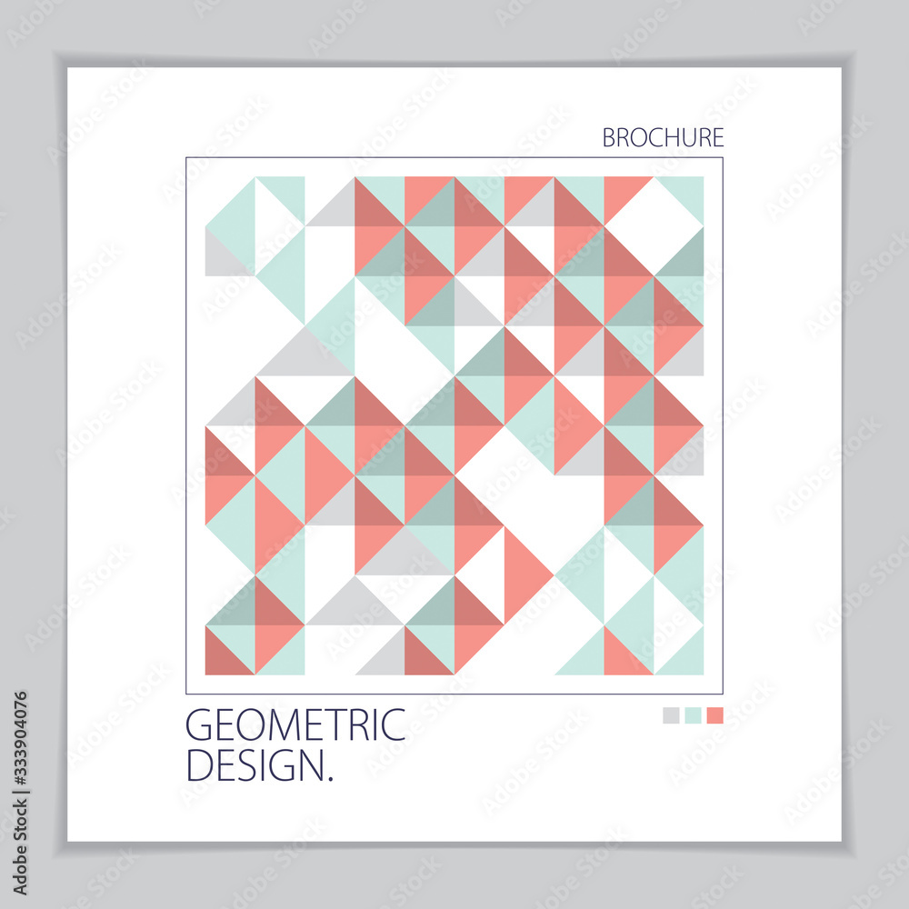 Future geometric design template. Abstract striped textured geometric vector pattern. Layout for Cover, Placard, Poster, Flyer and Banner Design.