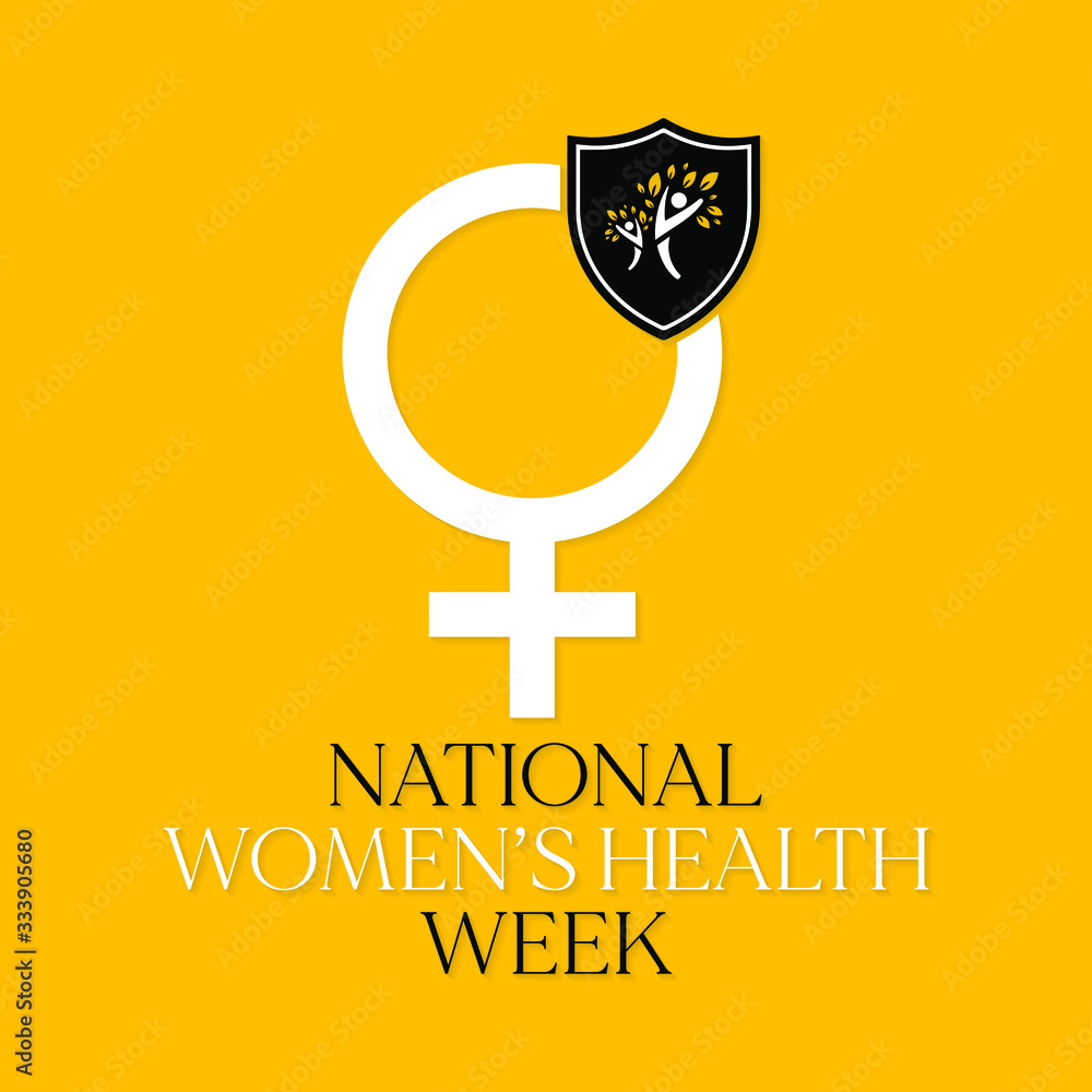 Vector illustration on the theme of National Women's health week begins on Mother's Day each year. Vector illustration on the theme of National Women's health week begins on Mother's Day each year.