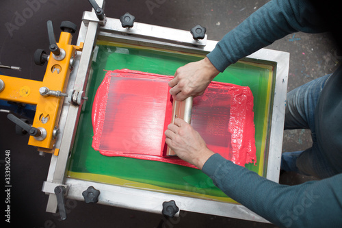 Bild auf Leinwand Silk screen printing