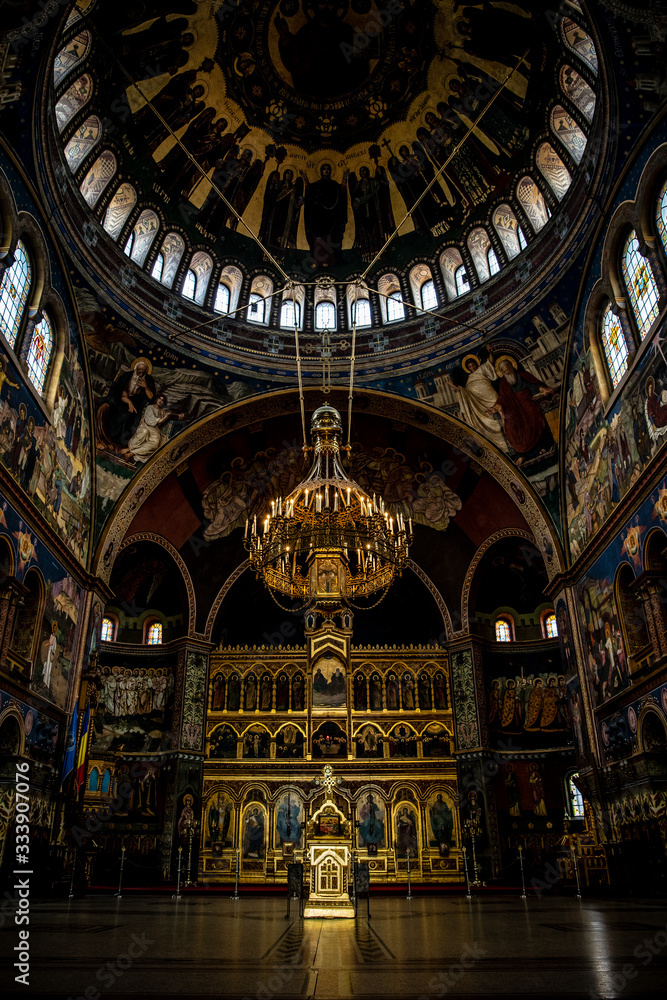 ルーマニア ・シビウの大教会 Holy Trinity Cathedral, Rumania,Sibiu 