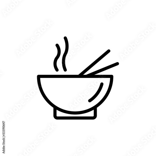 noodle icon vector design template
