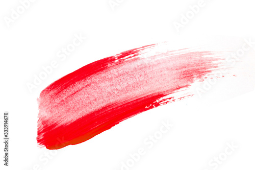 watercolor red textured strokes isolated
