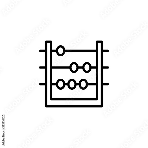 abacus icon vector design template