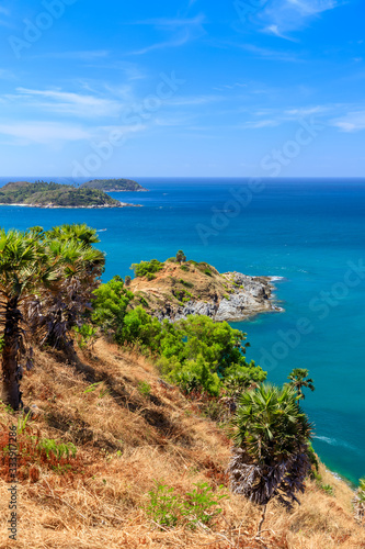Beautiful Laem Promthep Cape in Phuket, famous view point scenic area for watching sunset © wirojsid