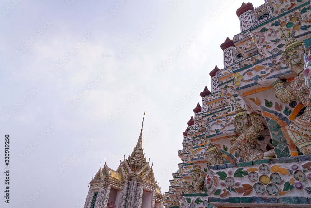 Fototapeta premium Wat Pho Temple of the Reclining Buddha - Bangkok - Thailand
