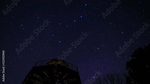 Circumpolar star trail in Hiroshima Japan 4K 24fps