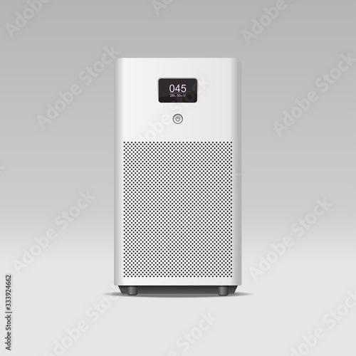 Air purifier isolated on background,vector illustration.
