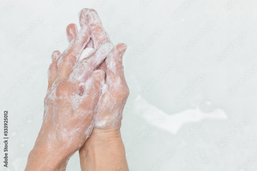 Fototapeta premium To wash hands