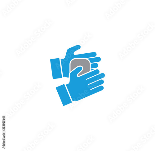 Quarantine related icon on background for graphic and web design. Creative illustration concept symbol for web or mobile app