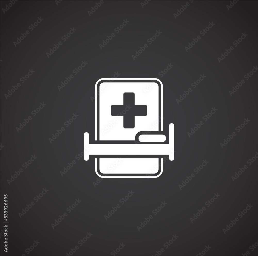 Quarantine related icon on background for graphic and web design. Creative illustration concept symbol for web or mobile app Quarantine related icon on background for graphic and web design. Creative illustration concept symbol for web or mobile app