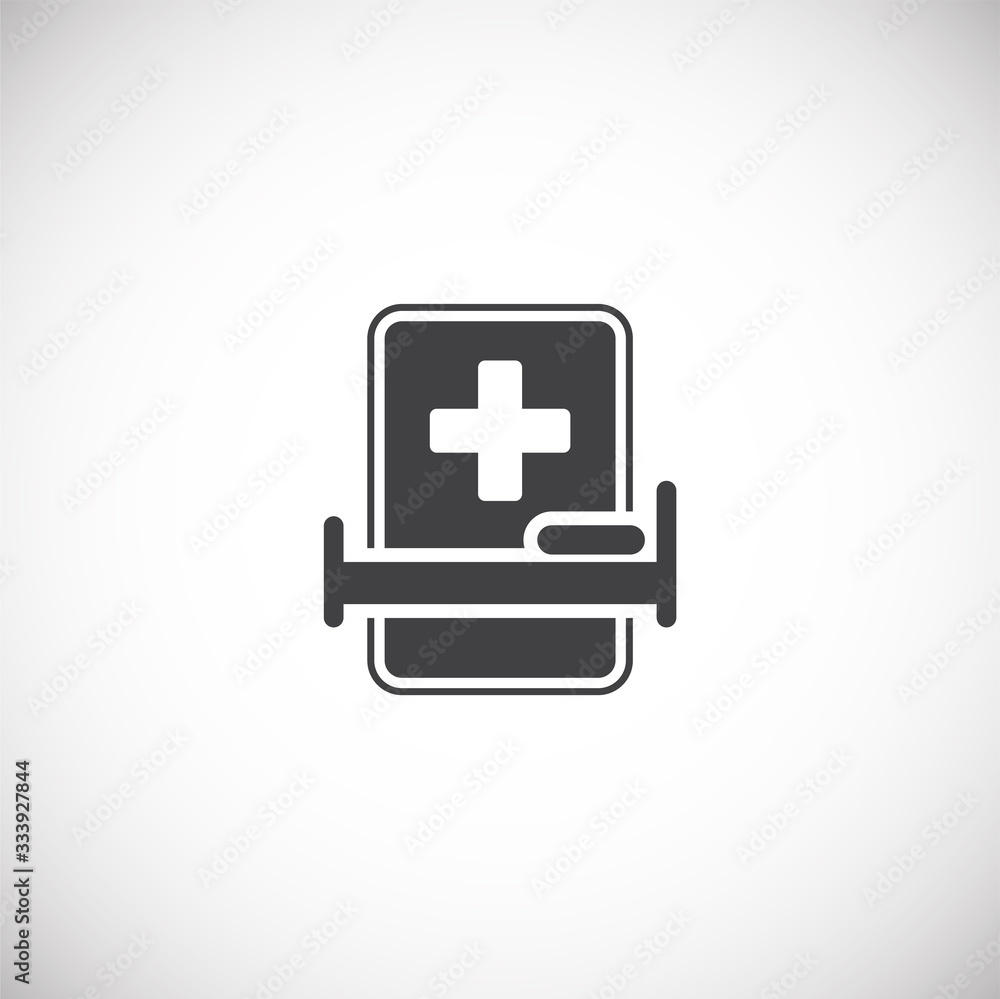 Quarantine related icon on background for graphic and web design. Creative illustration concept symbol for web or mobile app Quarantine related icon on background for graphic and web design. Creative illustration concept symbol for web or mobile app